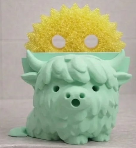 Skye the Highland Cow Scrub Daddy Holder